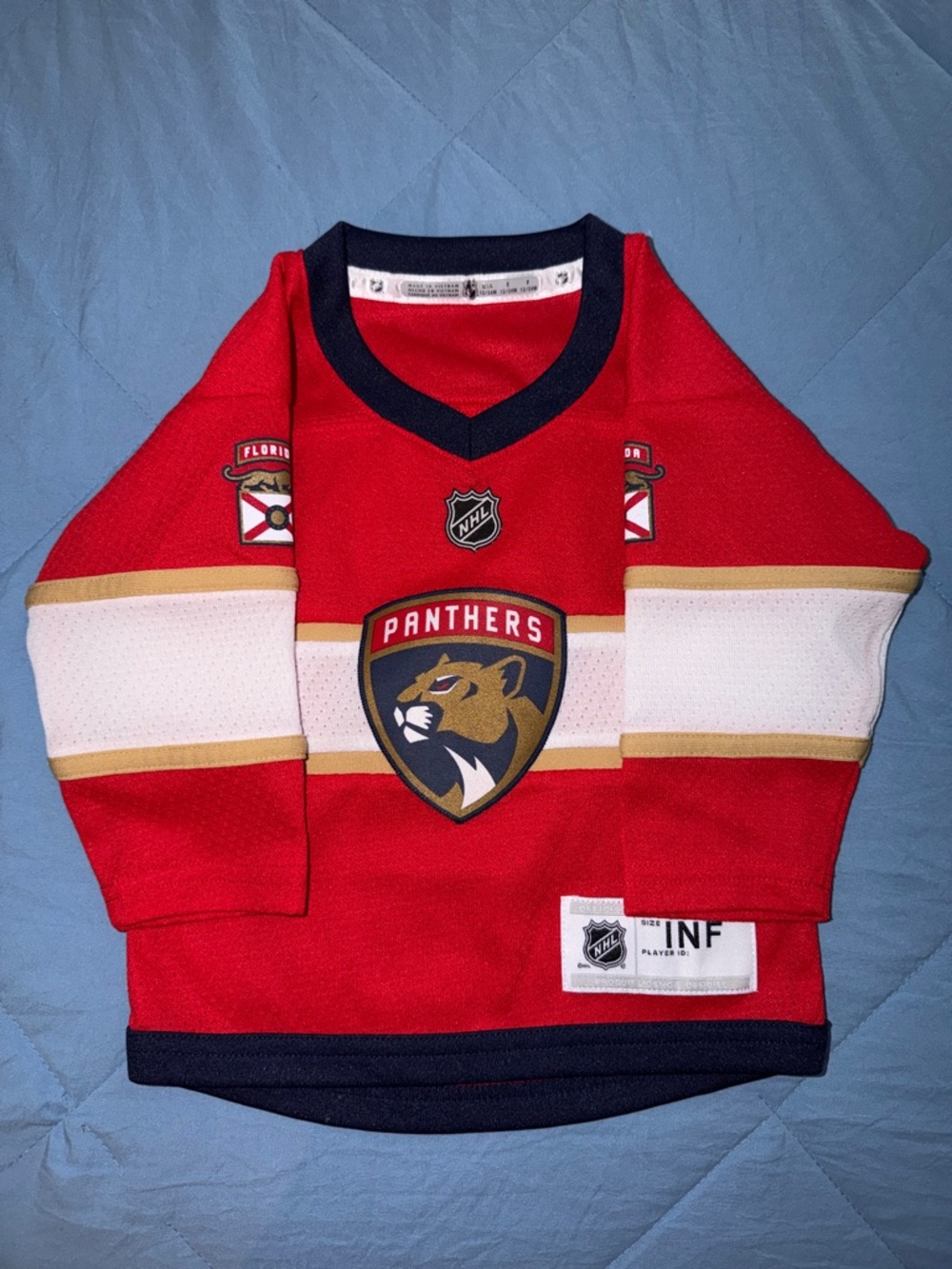 Florida Panthers Red Infants/ Toddler Hockey Jersey